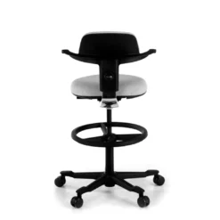 Taburete de Oficina Ergonómico erghos, asiento reclinable, giratorio