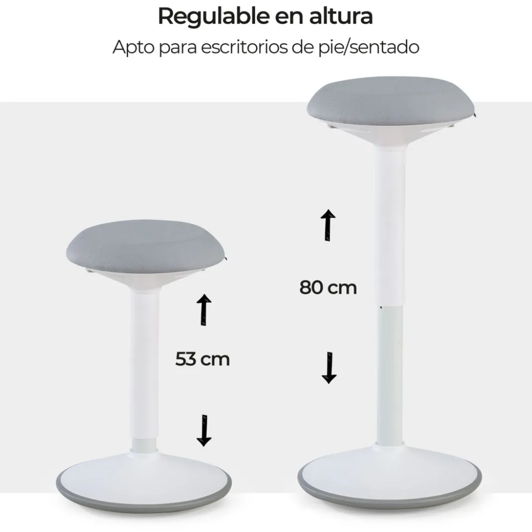 Taburete de oficina Ergonómico Ergostool, asiento dinámico