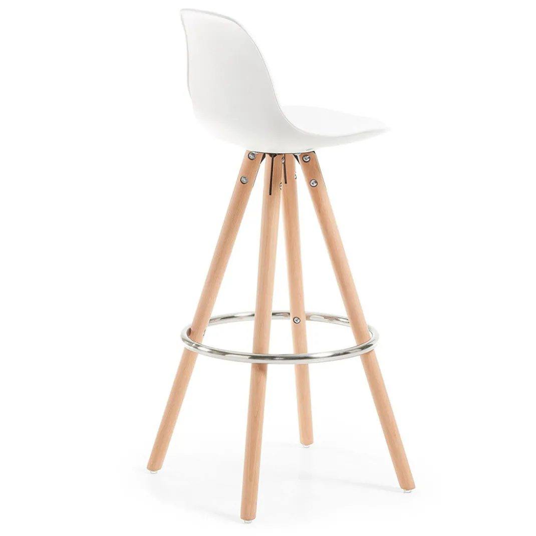 Taburete de oficina Nordic, madera maciza