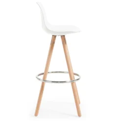 Taburete de oficina Nordic, madera maciza