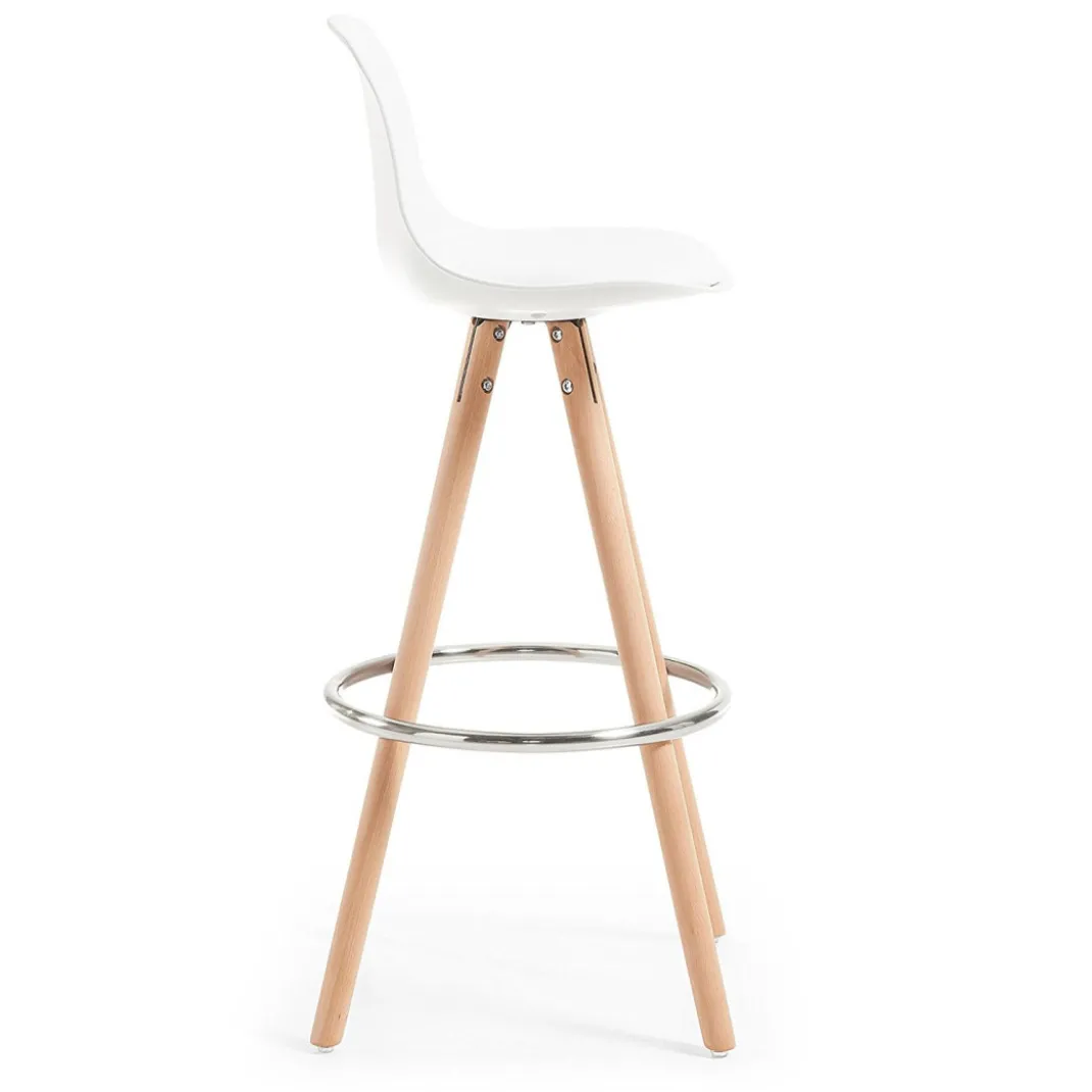 Taburete de oficina Nordic, madera maciza