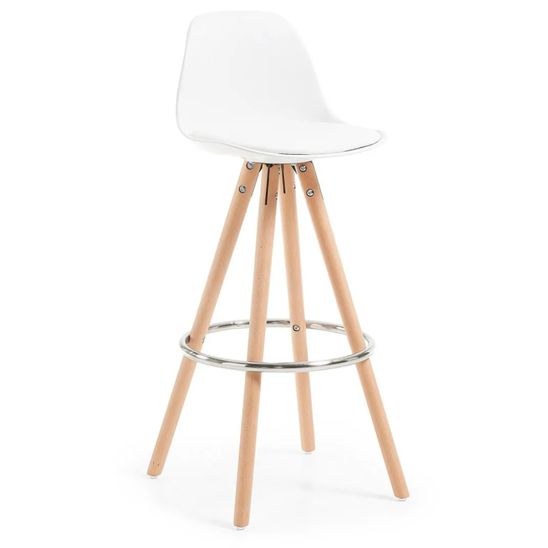 Taburete de oficina Nordic, madera maciza