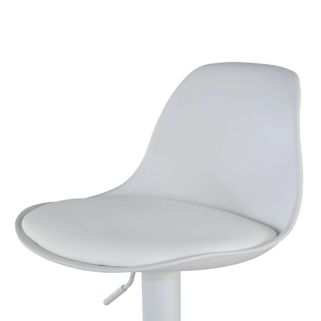 Taburete de oficina Nordic, patas de metal
