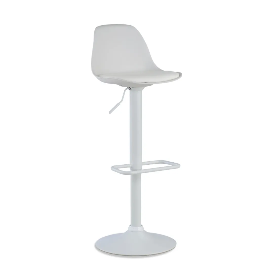 Taburete de oficina Nordic, patas de metal