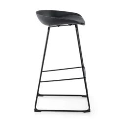 Taburete de oficina Uma, patas de acero