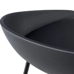Taburete de oficina Uma, patas de acero