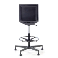 Taburete de trabajo Orbit, poliuretano rígido, base giratoria