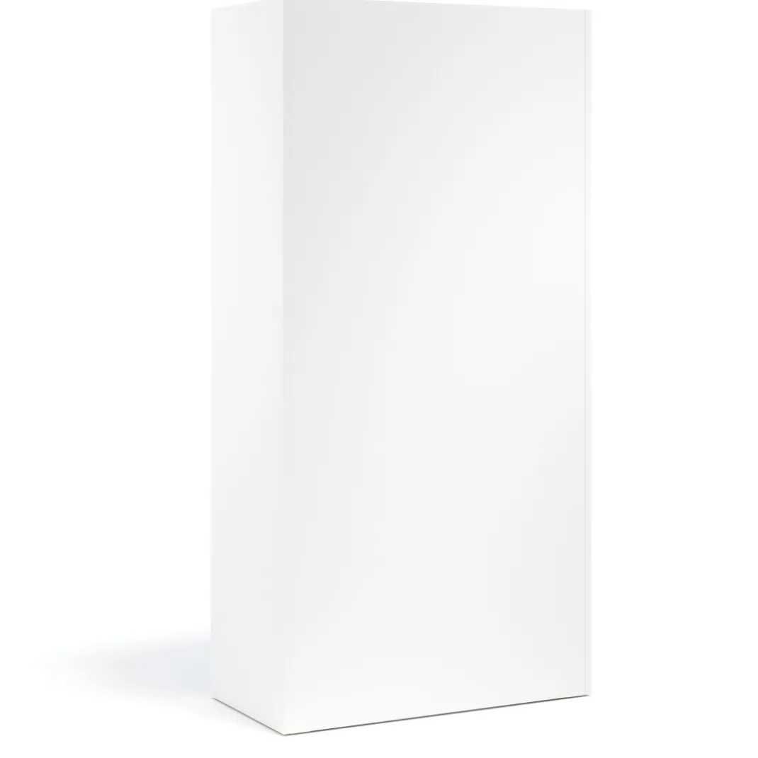Taquilla de vestuario Strong 3 puertas 185x92cm, estructura blanca